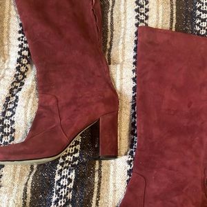 Size 10m ladies leather knee high boots